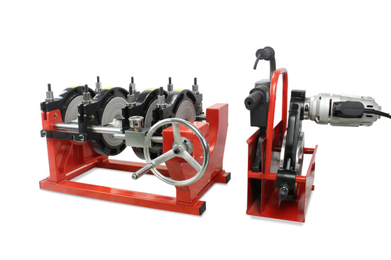 Ręczna zgrzewarka doczołowa 125 mm Cztery zaciski do rur HDPE