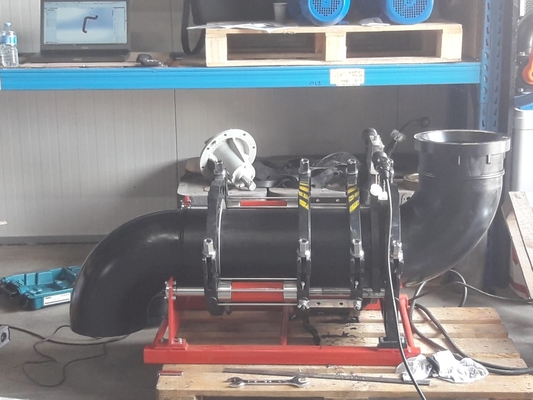 0-6,3mpa Hydrauliczna zgrzewarka doczołowa czerwona / dostosowana
