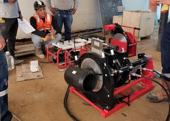 4-calowa hydrauliczna zgrzewarka doczołowa Łączenie rur HDPE