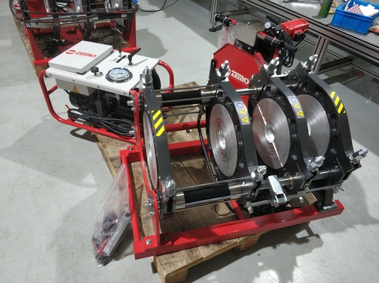 Czerwona hydrauliczna zgrzewarka doczołowa Fusion Joiner Dostosowana