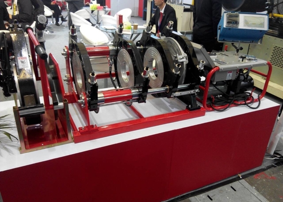 Zgrzewarka doczołowa 355 mm 110 V HDPE, hydrauliczna maszyna do zgrzewania doczołowego o mocy 1,1 kW