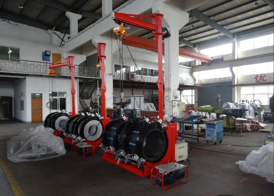 415V hydrauliczna spawarka do rur Pe 800MM Bezpieczeństwo 24 miesiące gwarancji