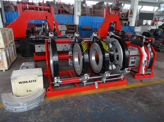 415V hydrauliczna spawarka do rur Pe 800MM Bezpieczeństwo 24 miesiące gwarancji