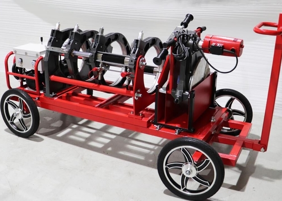 50HZ hydrauliczna spawarka doczołowa 220V 355MM HDPE z wózkiem